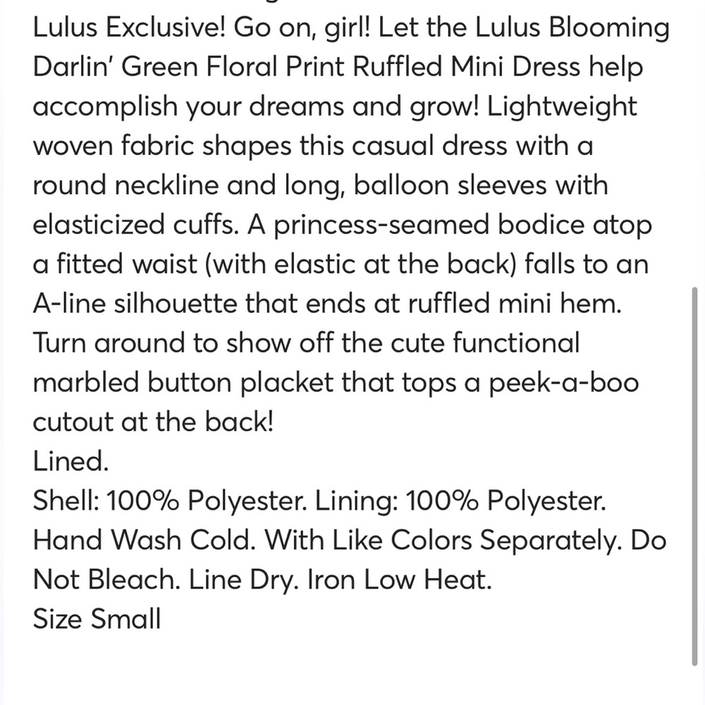 Lulus Dress - Picture 7 of 7